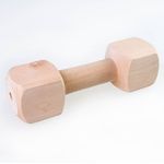 Апорт для собак, гантель деревянная – изготовлена из цельного куска древесины.